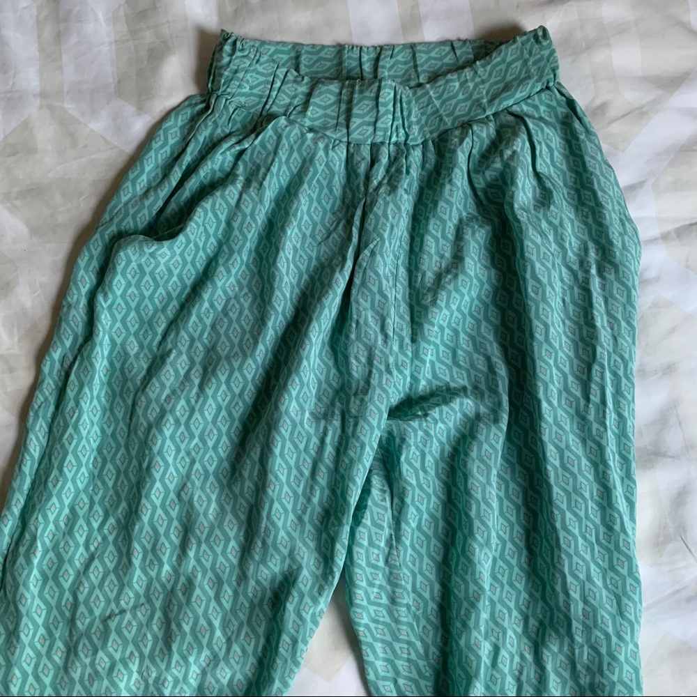 Toupy Paris silk printed pants